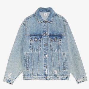 Anine Bing Rory Denim Jean Jacket - Vintage Blue